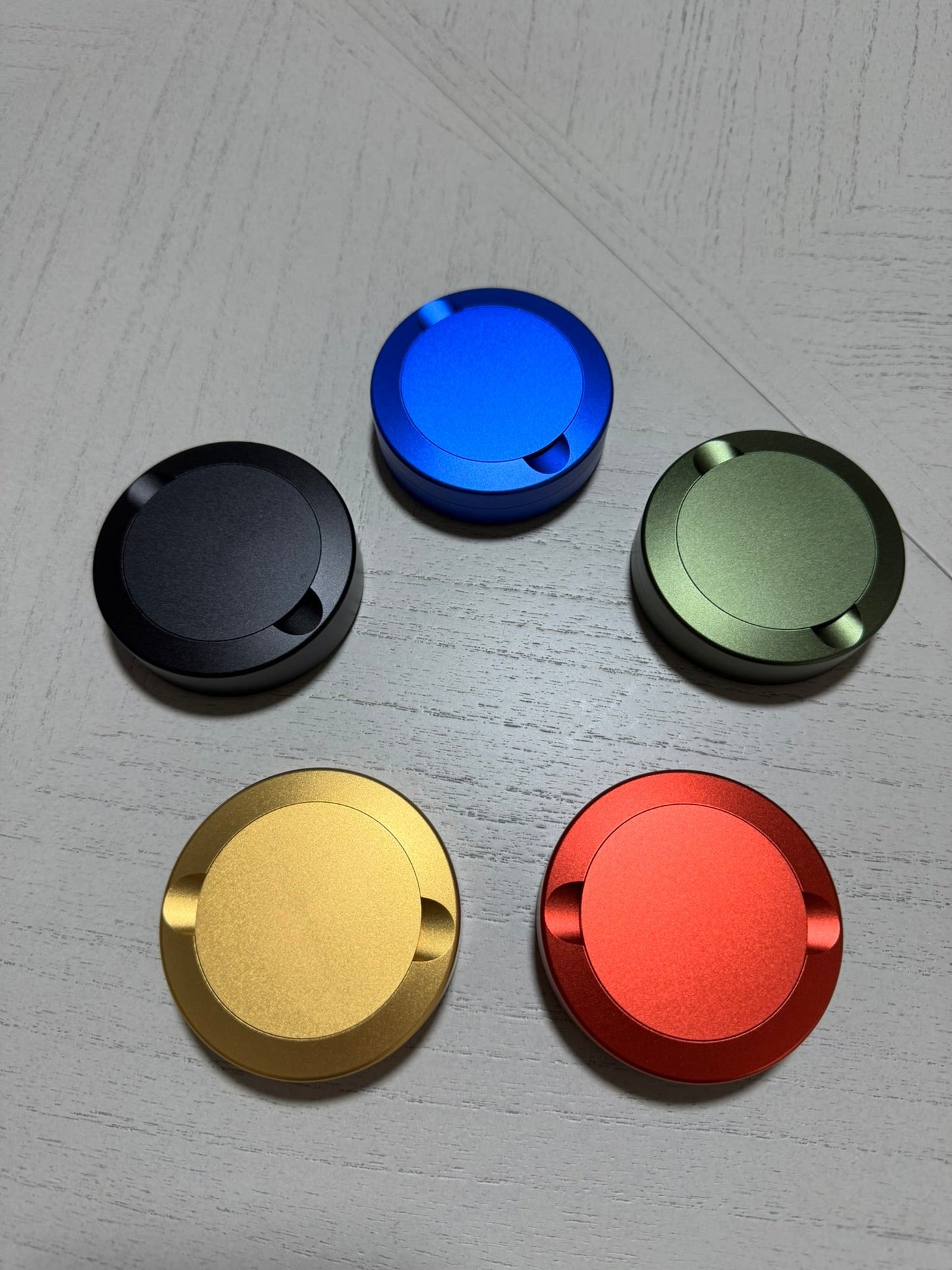 Anodized Aluminum 3 Piece Laser Engraved Pouch Holder