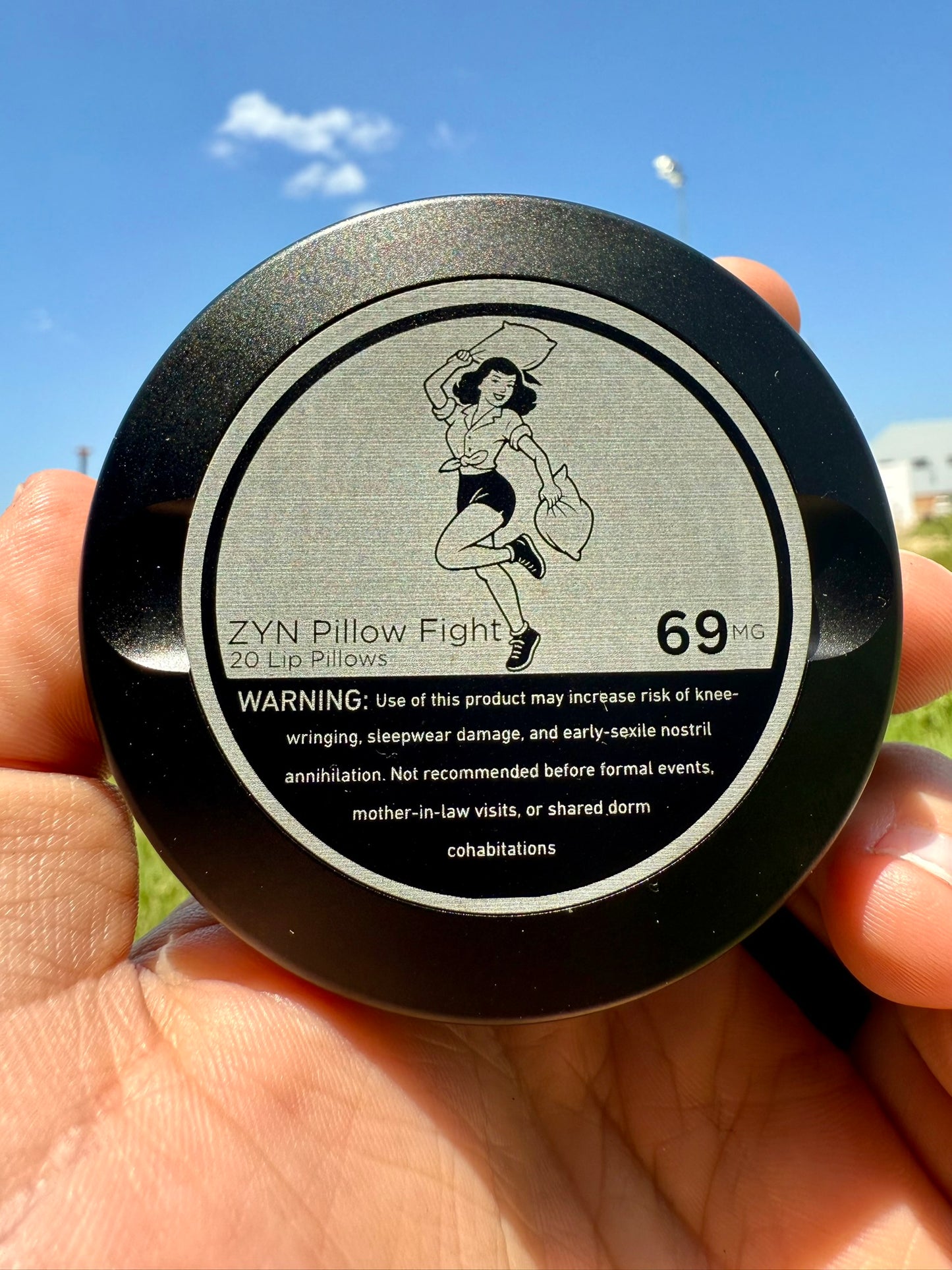Metal Zyn Tin Can – Aluminum Snus Holder & Dip Can | Custom Zyn Case, EDC, Pill Box, Veteran Gift, Funny Gift for Him, Pocket Storage